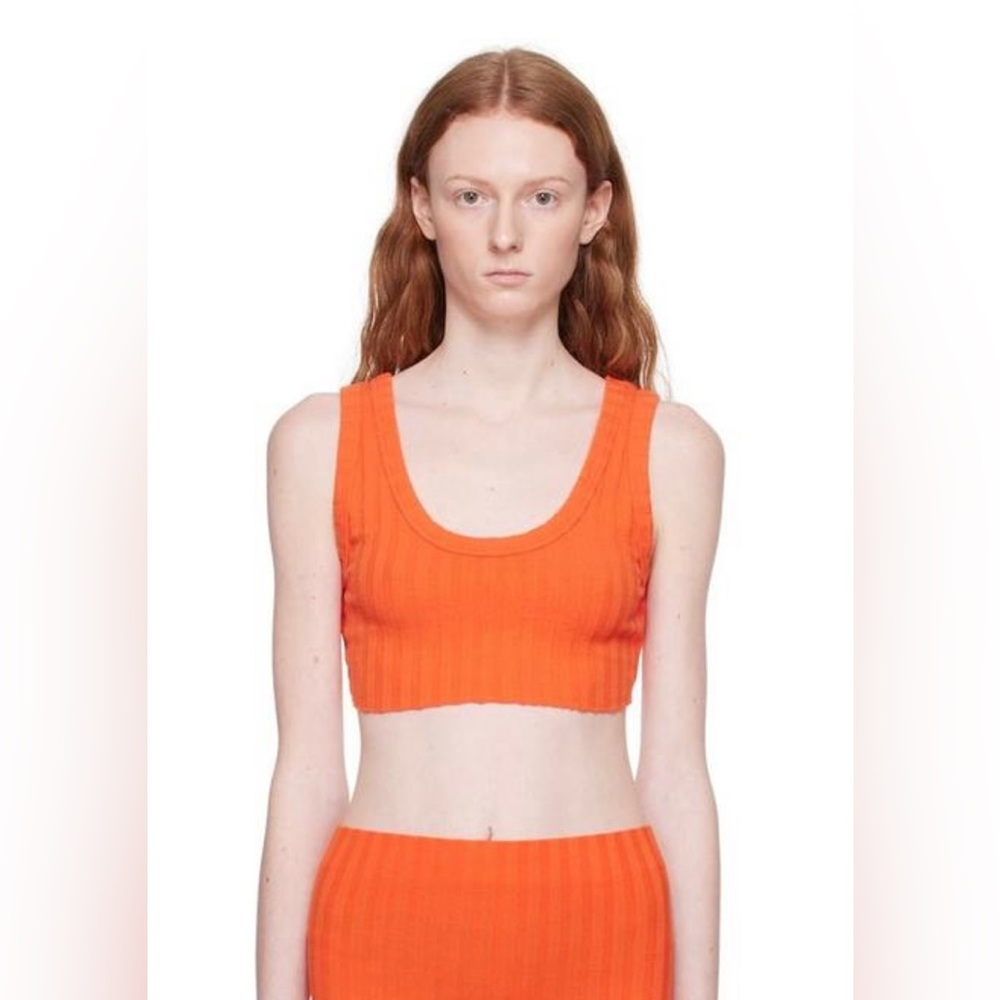 NWT cotton citizen kith capri crop tank orange size S